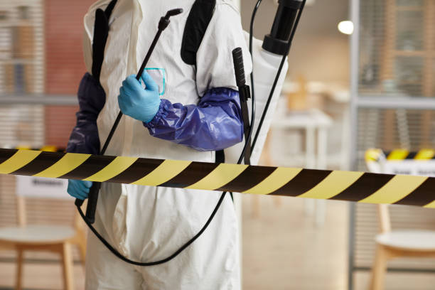 Professional Biohazard Cleanup technician working in New Gloucester, ME